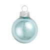 12ct Baby Blue Shiny Glass Christmas Ball Ornaments 2.75" (69mm)