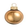 2ct Burnt Orange And Gold Shiny Glass Christmas Ball Ornaments 6" (150mm)
