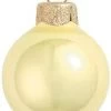 12ct Sun Yellow Pearl Glass Ball Christmas Ornaments 2.75" -Christmas Decoration Store dwhi 28503 1 47086.1667683102