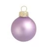 40ct Soft Lavender Matte Glass Christmas Ball Ornaments 1.25" (30mm)