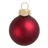 12ct Wine Red Glass Matte Christmas Ball Ornaments 2.75" (65mm) -Christmas Decoration Store eqvt64lni0btvch0efntoahswz3oiyxj 25876.1667684698