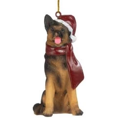 3.5" German Shepherd Dog Christmas Ornament -Christmas Decoration Store german 4 76459.1667614695