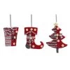 12 Red And Gray Knit-Look Gift Box, Stocking And Tree Christmas Ornaments 4.75" -Christmas Decoration Store go7hbcvrl5rdsq4swj9tcndelcdvneyc 92459.1667536056