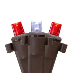 4' X 6' Red And White Micro LED Net Style Christmas Lights, Brown Wire -Christmas Decoration Store ha91280 2 updated 94263.1667654735
