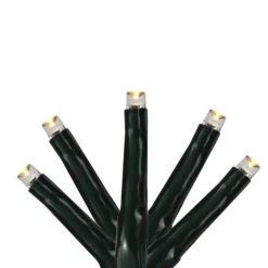 200 Warm White Multi-Function LED M5 Mini Christmas Lights - 20.5 Ft Black Wire -Christmas Decoration Store hofert203648 32 03 65643.1667536177