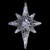 24" White LED Lighted Twinkle Hanging Star Of Bethlehem Christmas Decoration