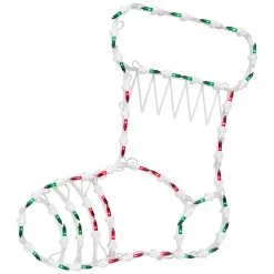 18" Red And Green Lighted Stocking Silhouette Window Christmas Decoration -Christmas Decoration Store huzq3kvunzicfcmywptklpdbxwbkku6n 15063.1667655866