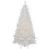 7.5' Pre-Lit Iridescent White Alaskan Pine Artificial Christmas Tree - Clear Lights -Christmas Decoration Store item v94186temp 48859.1681321942