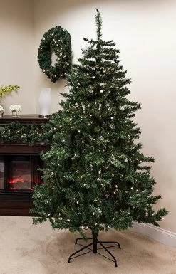 7.5' Pre-Lit Slim Traditional Mixed Pine Artificial Christmas Tree - Clear Lights -Christmas Decoration Store jtrauhf3gckfg5ve1sxucuppptlae0uc 95630.1667661836