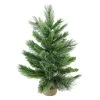 2' Potted Mixed Cashmere Pine Medium Artificial Christmas Tree, Unlit