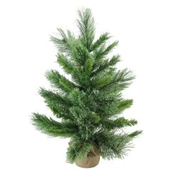 2' Potted Mixed Cashmere Pine Medium Artificial Christmas Tree, Unlit