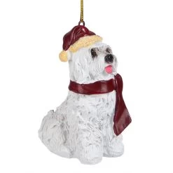 3.5" White Maltese Dog Christmas Ornament -Christmas Decoration Store maltese 2 11907.1667614957
