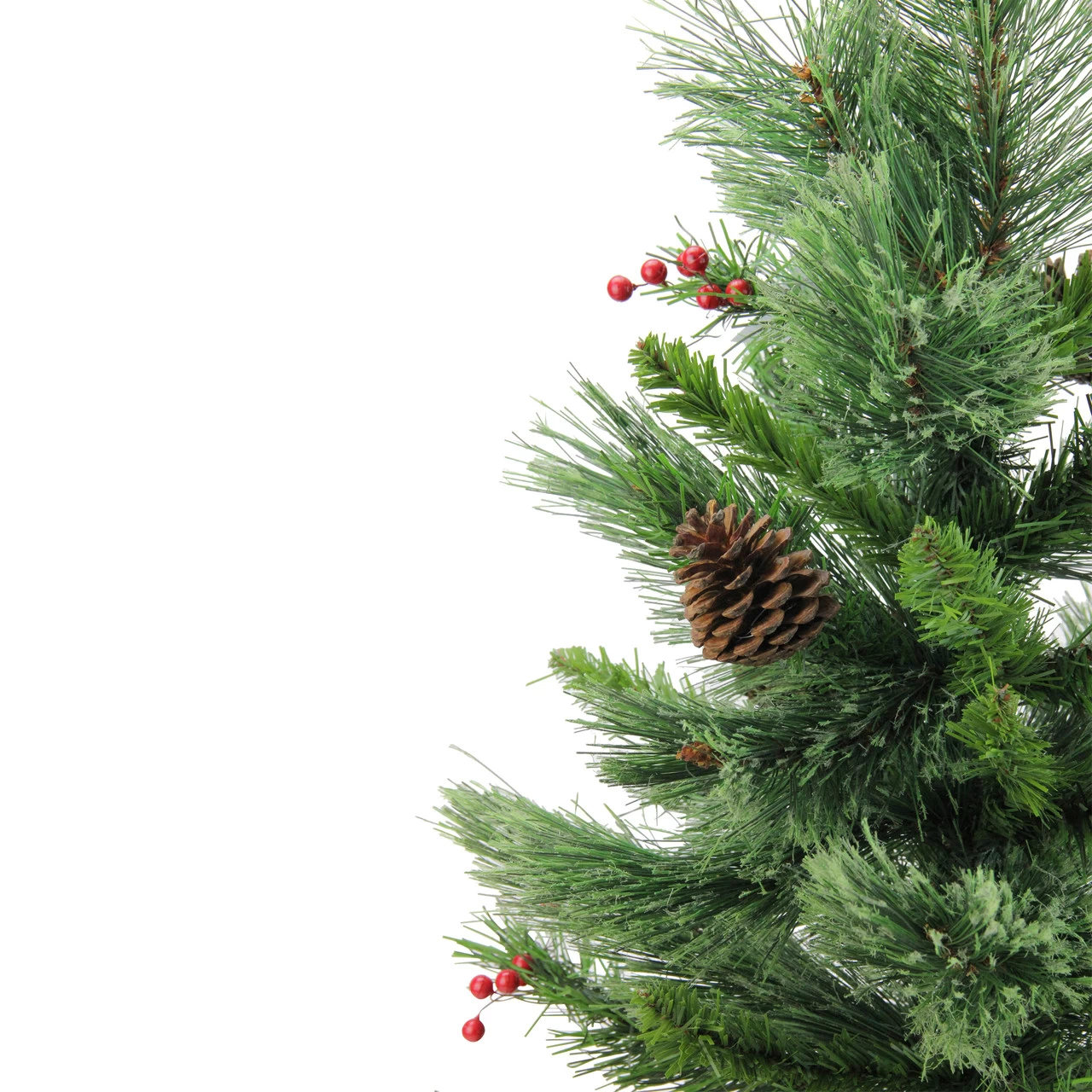 24" Mixed Cashmere Berry Pine Medium Artificial Christmas Tree - Unlit 5 24" Mixed Cashmere Berry Pine Medium Artificial Christmas Tree - Unlit - Image 3