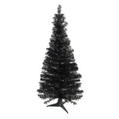 4' X 24" Slim Black Tinsel Artificial Christmas Tree - Unlit -Christmas Decoration Store ncy62qypswfok3xuv1npkojim5fmul6c 17705.1667661968