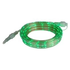 Green LED Outdoor Christmas Linear Tape Lighting - 30 Ft Clear Tube -Christmas Decoration Store nn20led20lt fcb 2w 2835 1 10ft 120v g 99915.1667662670