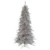 6.5' Pre-Lit Silver Tinsel Pine Slim Artificial Christmas Tree - Clear Lights -Christmas Decoration Store northlight20gb91012 same20as20gb91014 1 05801.1667576890