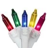 Set Of 100 Multi-Color Mini Icicle Christmas Lights 3" Spacing - White Wire -Christmas Decoration Store northlight20nl02368 93048.1667657564
