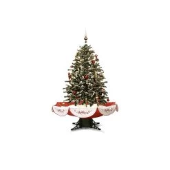 4.5' Pre-Lit Medium Musical Snowing Artificial Christmas Tree With Umbrella Base - Blue LED Lights 5 4.5' Pre-Lit Medium Musical Snowing Artificial Christmas Tree With Umbrella Base - Blue LED Lights -Christmas Decoration Store northlight20r01735 1 60571.1677247783