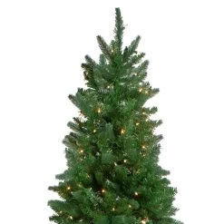 7' Pre-Lit Altoona Pine Slim Artificial Christmas Tree - Clear Lights -Christmas Decoration Store northlight20z28593 22355.1667535347