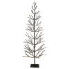 6' Pre-Lit LED Brown Artificial Christmas Tree With Icicle Lights- Clear Lights -Christmas Decoration Store northlight 18 11217wae 6 27266.1667572594