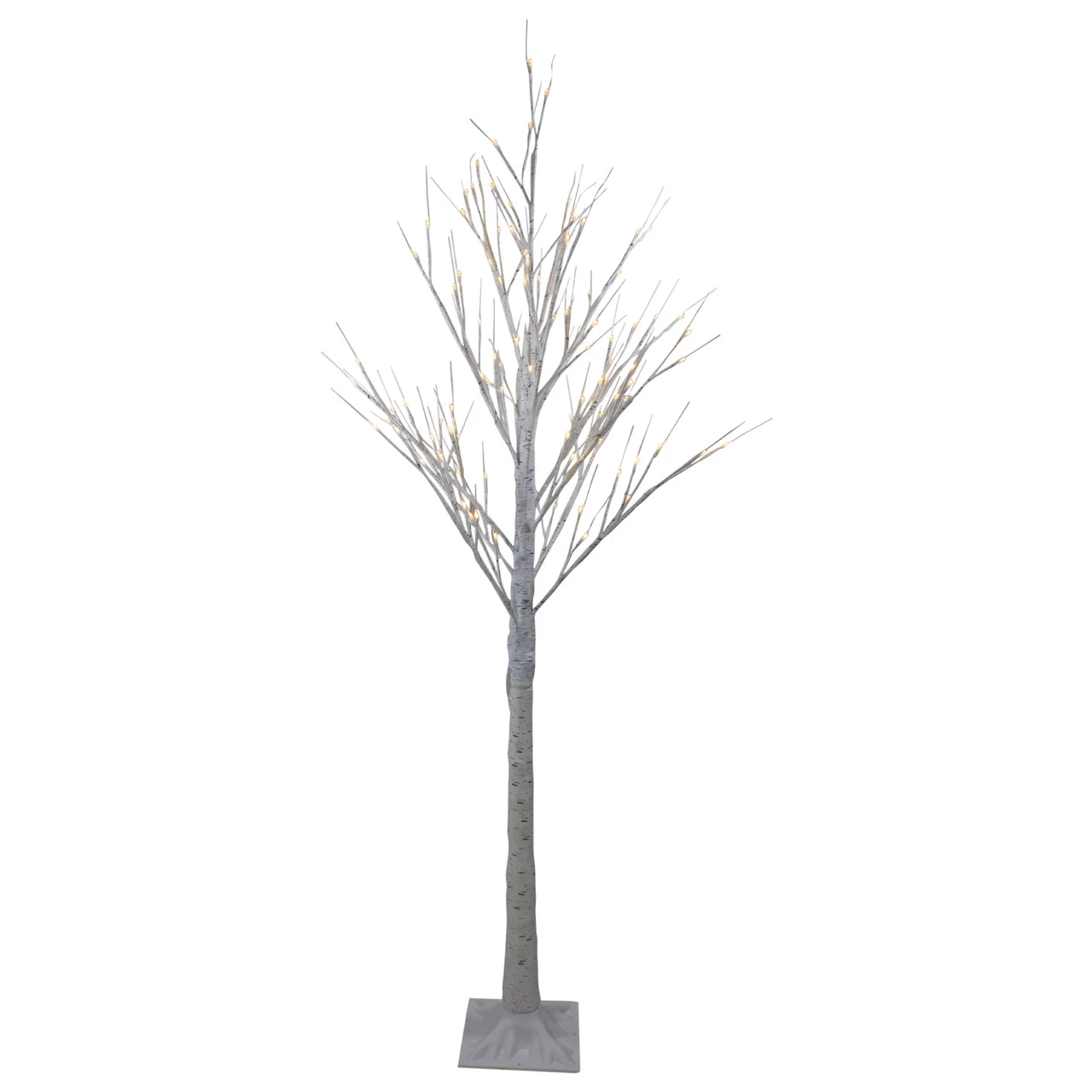 6' Lighted Christmas White Birch Twig Tree Outdoor Decoration - Warm White LED Lights 3 6' Lighted Christmas White Birch Twig Tree Outdoor Decoration - Warm White LED Lights