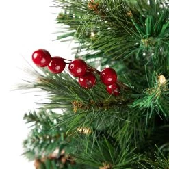 4' Pre-Lit Frosted Carolina Berry Spruce Artificial Christmas Tree, Clear Lights 14 4' Pre-Lit Frosted Carolina Berry Spruce Artificial Christmas Tree, Clear Lights -Christmas Decoration Store northlight b039198 stand 24414.1667530188