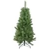 4.5' X 28" Slim Mixed Pine Artificial Christmas Tree - Unlit