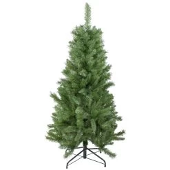 4.5' X 28" Slim Mixed Pine Artificial Christmas Tree - Unlit