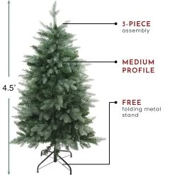 4.5' Green Medium Washington Frasier Fir Artificial Christmas Tree - Unlit -Christmas Decoration Store northlight b36395 4 92370.1667536385