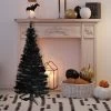 4' X 24" Slim Black Tinsel Artificial Christmas Tree - Unlit -Christmas Decoration Store northlight b83503 26238.1667661968