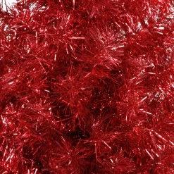 6' Pencil Red Tinsel Artificial Christmas Tree - Unlit -Christmas Decoration Store northlight b83511 3 24907.1669400515