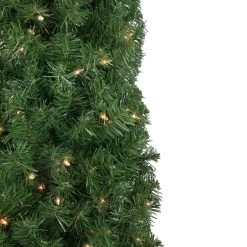 6' X 20" Pre-Lit Traditional Green Pine Pencil Artificial Christmas Tree - Clear Lights -Christmas Decoration Store northlight b83517 3 18896.1673969967