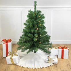 3' Pre-Lit Green Medium Blackwater Fir Artificial Christmas Tree - Clear Lights
