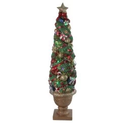 5' Prelit Fiber Optic LED Topiary Outdoor Artificial Christmas Tree -Christmas Decoration Store northlight bg14949 1 53584.1667573464