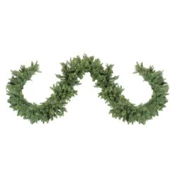 9' X 9" Pre-Lit LED Oregon Noble Fir Artificial Christmas Garland - Warm White Lights