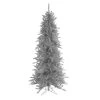 9’ Silver Tinsel Slim Artificial Christmas Tree - Unlit -Christmas Decoration Store northlight gb91015 12684.1667530424