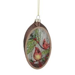 6" Cardinal Glass Plate Christmas Ornament -Christmas Decoration Store northlight gb94421 sample 2 93990.1669907970