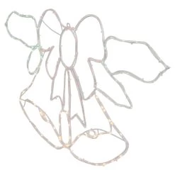 34" Lighted Christmas Bell And Bow Window Silhouette Decoration -Christmas Decoration Store northlight gv94141 520use20for20other20gv 44841.1667538794