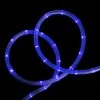Blue Commercial Grade LED Christmas Rope Lights - 288 Ft White Wire