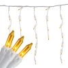 100 Count Opaque Gold Mini Icicle Christmas Lights - 3.5 Ft White Wire 1 100 Count Opaque Gold Mini Icicle Christmas Lights - 3.5 Ft White Wire -Christmas Decoration Store northlight ha91228 3 temp 94484.1667518819