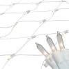 2' X 8' Clear Mini Net Style Column Christmas Lights, White Wire -Christmas Decoration Store northlight ha92024 web1 62203.1667569750
