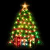 22.5" Lighted Christmas Tree With Presents Window Silhouette -Christmas Decoration Store northlight ha92192 1 77170.1667575191