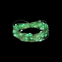100ct Green LED Micro Fairy Lights, 16ft Copper Wire -Christmas Decoration Store northlight ha93755 3 52258.1677102853