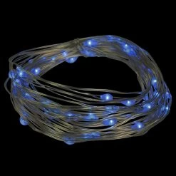 100ct Blue LED Micro Fairy Lights, 16ft Copper Wire -Christmas Decoration Store northlight ha93756 3 56991.1677102938