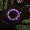 100ct Purple LED Micro Fairy Lights, 16ft Copper Wire -Christmas Decoration Store northlight ha93759 1 81221.1677103265