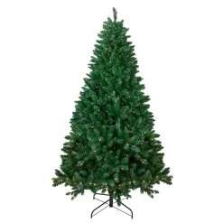 9' Pre-Lit Twin Lakes Fir Artificial Christmas Tree - Warm White LED Lights