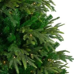 7.5' Pre-Lit Full Roosevelt Fir Artificial Christmas Tree - Warm White LED Lights -Christmas Decoration Store northlight hb27075 2 99667.1667491070