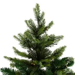 6.5' Pre-Lit Woodcrest Pine Artificial Christmas Tree - Warm White LED Lights -Christmas Decoration Store northlight hb27101 2 57730.1667572637