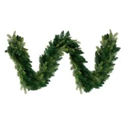 9' X 10" Pre-lit LED Woodcrest Pine Artificial Christmas Garland - Clear Lights
