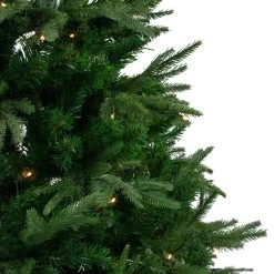 6.5' Pre-Lit Full Silverthorne Fir Artificial Christmas Tree - Warm White LED Lights -Christmas Decoration Store northlight hb27128 1 05115.1667487763